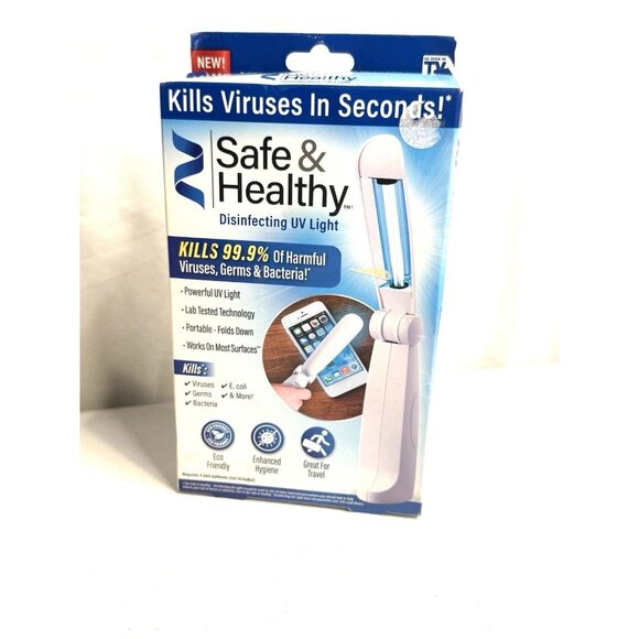 Safe & Healthy Disinfecting UV Light  Portable & Chemical-Free Sanitizer - Picture 1 of 5